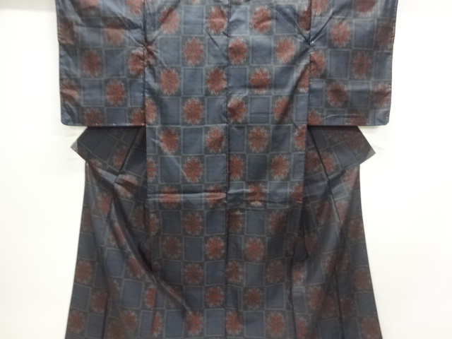 Japanese Kimono / Tsumugi Omeshi Silk